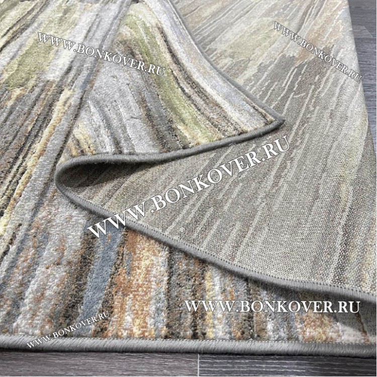 Бельгийский ковер из артшелка дизайн 151 Разноцветный